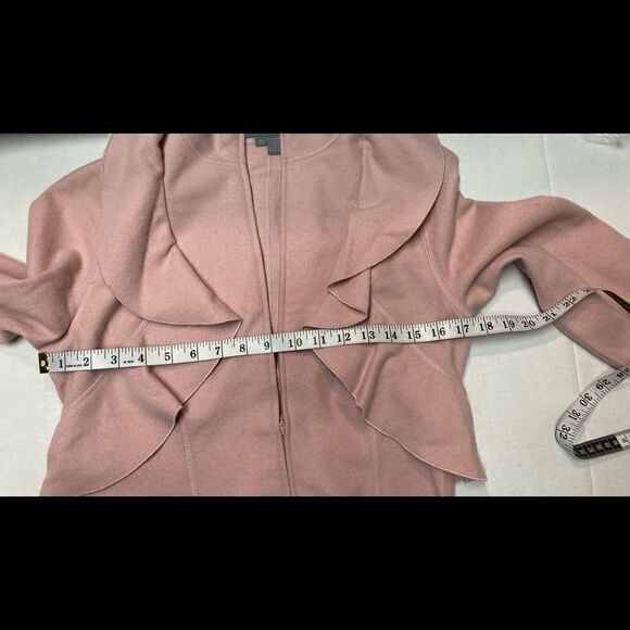 ECCOCI Women’s Wool Blazer jacket outerwear size 10 peach - Picture 3 of 11